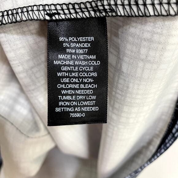 Worthington Top Women's Size XL Blue Belted Cap Sleeve Breathable Active Casual - Picture 7 of 10